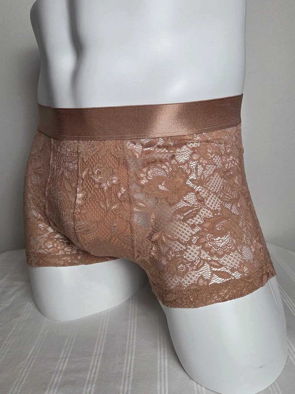 Cosabella Brown Lace Boxer Briefs
